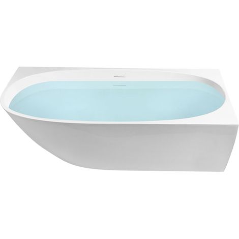 Corner Bath PARNAIBA Left Hand 1700 x 800 mm White (1/5)