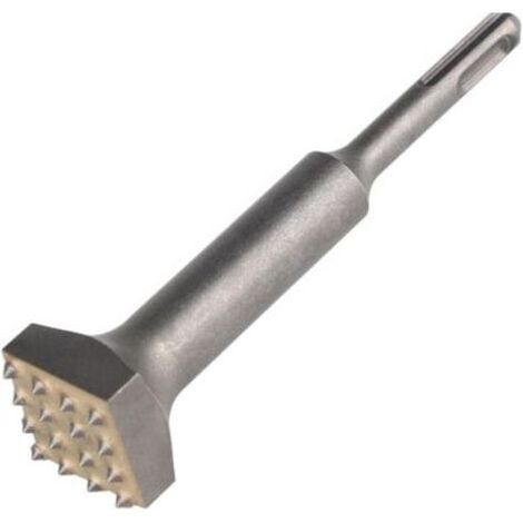 Boucharde SDS Plus 16 dents en acier haute qualité, pour burinage sur dalles de ciment, murs et ponts, compatible avec tous les outils SDS Plus (1/4)