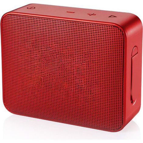 Enceinte Bluetooth sans fil HiFi stéréo basses multifonctionnelle mini portable pour extérieur voyage maison rouge (1/5)