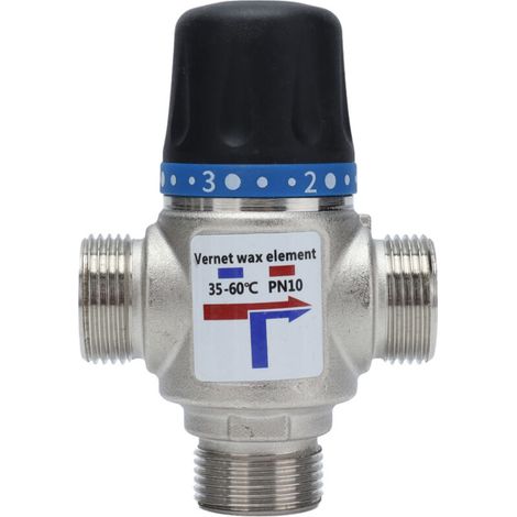 Robinet mélangeur thermostatique à coupure automatique, dispositif de contrôle de température, robinet mélangeur à grand flux G3/4 po