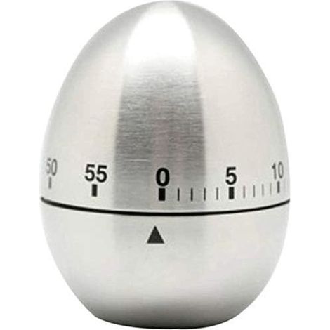 précis Minuterie de Cuisine en Acier Inoxydable, Fauly 60 Minutes Compte à rebours Cuisine Cuisine Mécanique Tournage d'alarme rotative Portable (1/5)