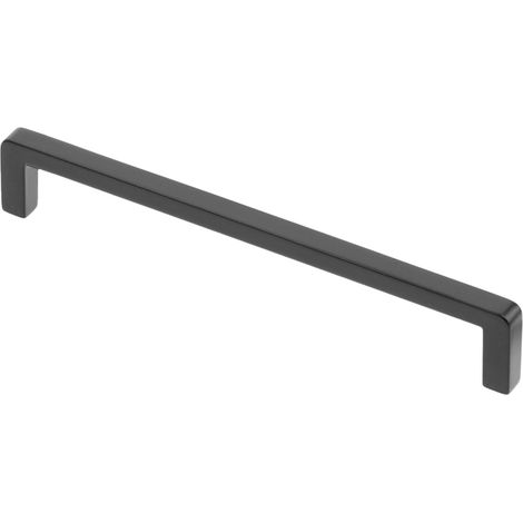 Poignée warwick - Décor : Noir mat - Entraxe : 160 mm - Longueur : 168 mm - FOSUN