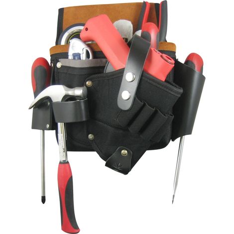 TOOLVIZION TPC PRO Werkzeug-Gürteltasche, inkl. Akkumaschinenhalter (1/3)