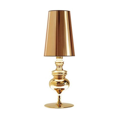 Europäischer Stil Wohnzimmer dekorative Lampe Tischlampe kleine Nachttischlampe Gold 15x46cm
