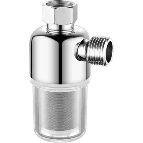 Waschmaschinenfilter, Edelstahl-Vorfilter, multifunktionaler Warmwasserfilter, auslaufsicherer Warmwasserbereiterfilter, wiederverwendbares Küchenzubehör aus Edelstahl (1/5)