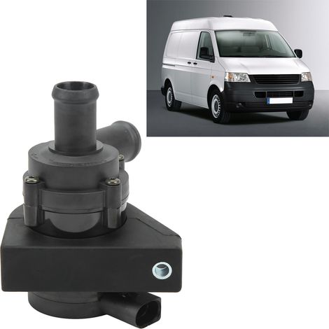 Pompe à eau supplémentaire, pompe de liquide de refroidissement supplémentaire, pompe auxiliaire adaptée pour VW Transporter T5 1.9-3.2 (7H0965561A). (1/5)