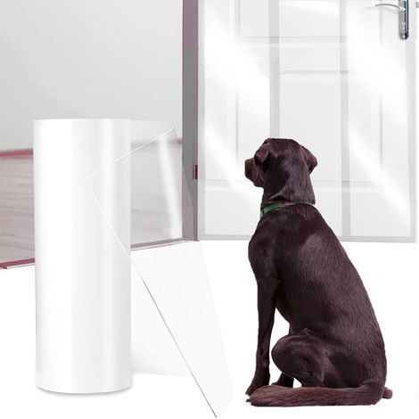 Transparent Ruban adhésif Anti Griffe Sticker Chat Canapé,Protection Porte Anti Chien Griffe,pour Meubles,Porte,Mur,Tapis, comptoirs anti scratch tape clear(20cmx5m) (1/4)