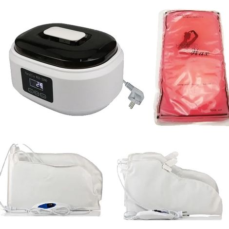 Chauffage à paraffine, Ensemble de traitement hydratant, Température réglable, Ensemble de machine à cire (1/2)