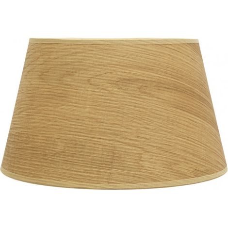 Lampenschirm salma e27 licht holz 45dx35dx30h konisch offen konisch