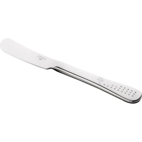 PIAZZA - Spatola Cucina Acciaio Inox, Set 6 Pz, Coltello Spalma Crema, Burro e Salse Lavabile Lavastoviglie, Accessori Cucina Pasticceria per Aperitivo Paté Hummus, Utensili Cucina Resistenti Durevoli