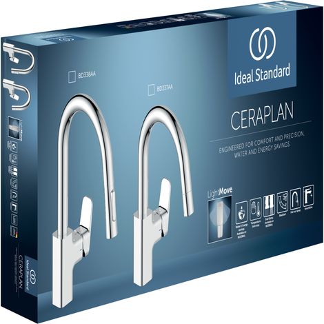 Ideal Standard Ceraplan grifería de cocina, con caño alto, baja (1/2)