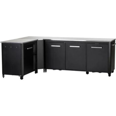 AUTRES Cuisine extérieure modulable avec angle - modules 180 cm et 90 cm - plan inox (1/2)