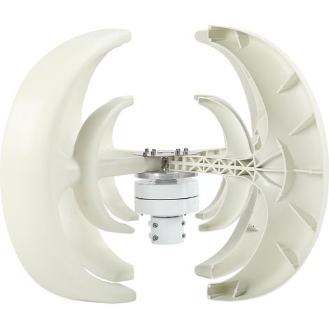 Éolienne Double Couche 400W 12V Générateur Hybride Système Pièces Lanterne Turbine Vent (1/5)