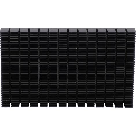 Dissipateur thermique aluminium noir refroidisseur radiateur module refroidissement alimentation (1/5)