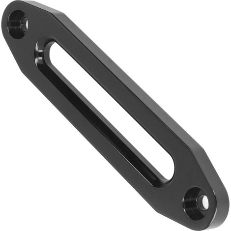 Guide-câble à œillet pour treuil 25,4 cm (10 po), capacité de charge de 8 000 à 15 000 lb, en aluminium, universel, anti-blocage, noir (1/5)