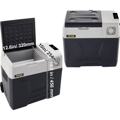 Nevera portátil para coche, capacidad de 50 litros, diseño portátil, 50 litros (1/2)