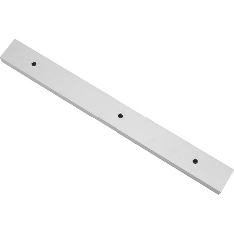 Gabarit de rail d'onglet à rainure en T en alliage d'aluminium, outil de menuiserie pour dalles coulissantes non poreuses (500 mm) (1/5)