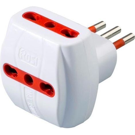 ROSI Adattatore Triplo Emilia Bianco RS78041T