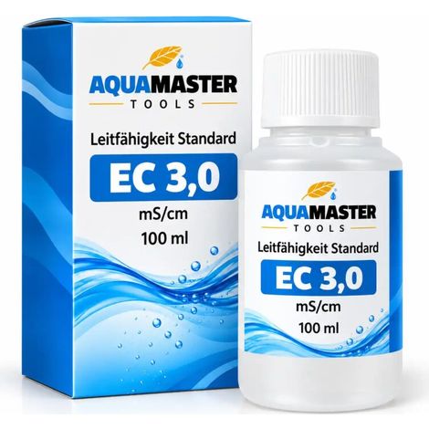 Aqua Master solución de calibración EC 3,0 100 ml (1/5)