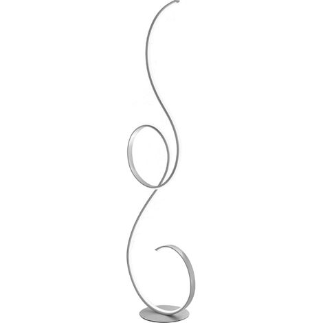PIANTANA FLOK A LED 3000k 2200lm 44w ARGENTO H.152CM DIMMERABILE (1/2)