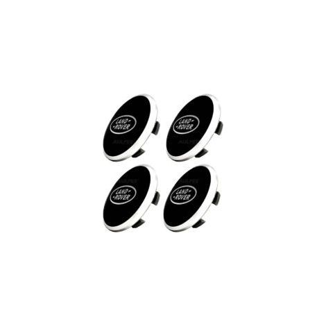 Convient aux enjoliveurs ABS de 62 mm avec logo central, compatible avec les pièces Land Rover (LR Noir - Noir) (1/2)