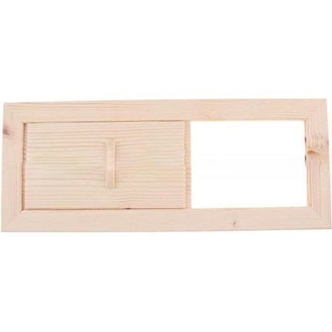 Aérateur de sauna, cèdre - pour ventilation de cabine sauna (1/5)