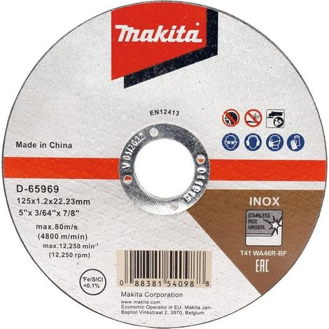 Makita D-65969-12 Mola 125x1.2mm INOX