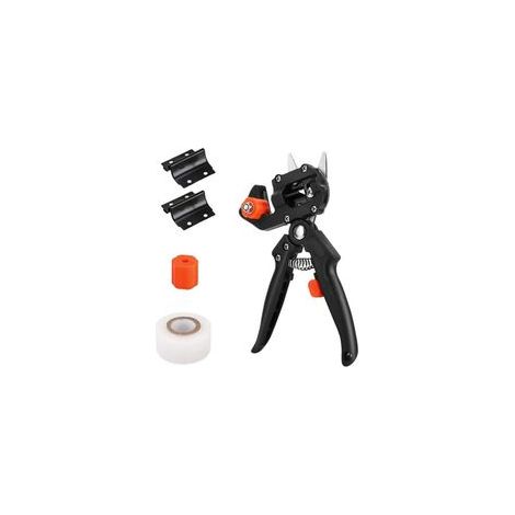 Ciseaux à greffer 2 en 1 pour arbres fruitiers – Lames V, U et Ω intégrées – Outil de greffage précis et ergonomique pour jardiniers débutants et experts (1/5)