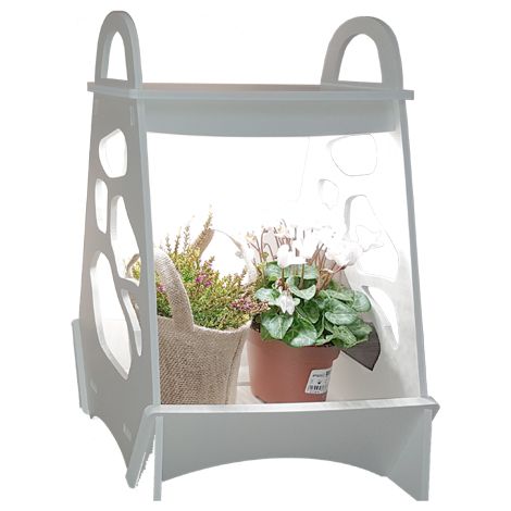 Soporte macetas led mini garden para crecimiento plantas 360x240x503mm (1/4)
