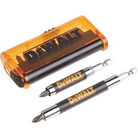 DEWALT Set di punte per cacciavite, guida magnetica, 14 pezzi, (DW2097CS), metallo (1/4)