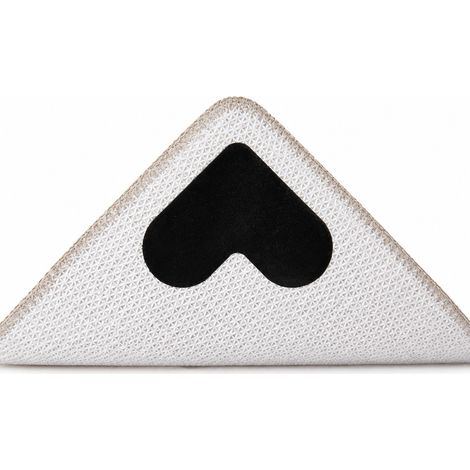 Tapis antidérapant, 16 pièces, ruban adhésif réutilisable pour tapis, 9,7 x 8 cm, pour salon (1/5)