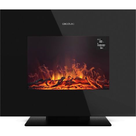 Caminetto elettrico ReadyWarm 2700 Design Flames Black Cecotec