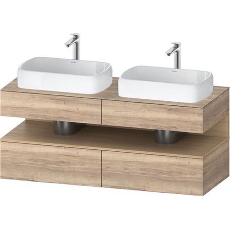 Duravit Collection One Meuble sous-vasque sur console, 2 tiroirs,