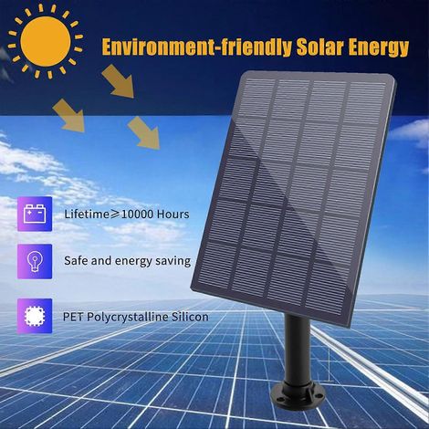 Pompe solaire pour fontaine 5 V 2,5 W 200 L/h, étanche IP65, en ABS (1/4)