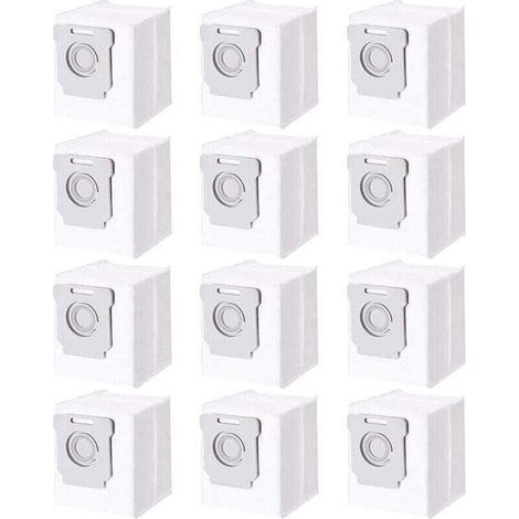 Pack de de 12 Sacs de rechange d&39aspirateur pour iRobot Roomba i7 i7+ i3 i3+ i4 i4+ i6 i6+ j7 j7+ i8 i8+S9 S9+ E5 E6 E7, XU, Accessoires Sac à Pou - KZQ