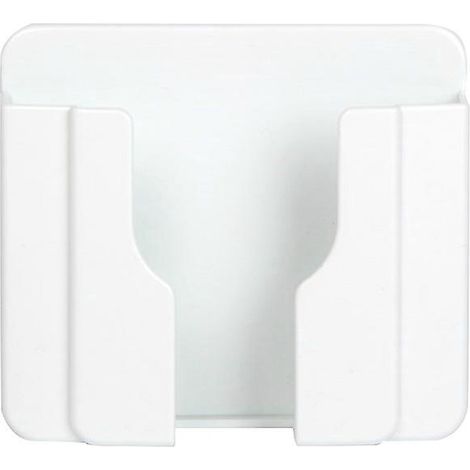 Support mural adhésif givré pour téléphone portable, chargeur de téléphone portable, support de chevet (blanc)-White (1/2)