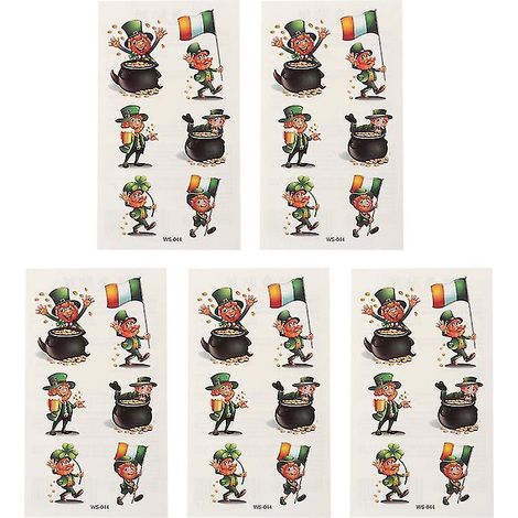 20 Stück Kleeblatt-Aufkleber