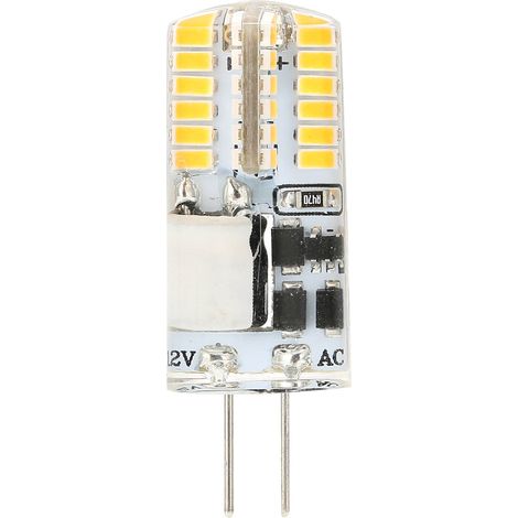Ampoule G4 48 LED 3W 300LM Bi Pin non dimmable pour lustre AC/DC 12V (blanc chaud 2700K/3100K) (1/5)