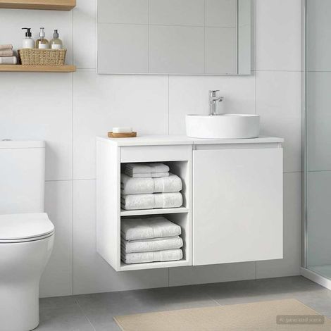 Gabinete de baño intermedio 30 x 44,5 x 50 cm