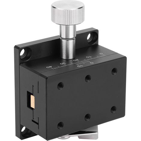 Plateforme de réglage linéaire LWX4060, table coulissante de précision à axe X, support de guidage avec roulement, table de micro-positionnement pour usinage, glissière fine de haute qualité. (1/5)