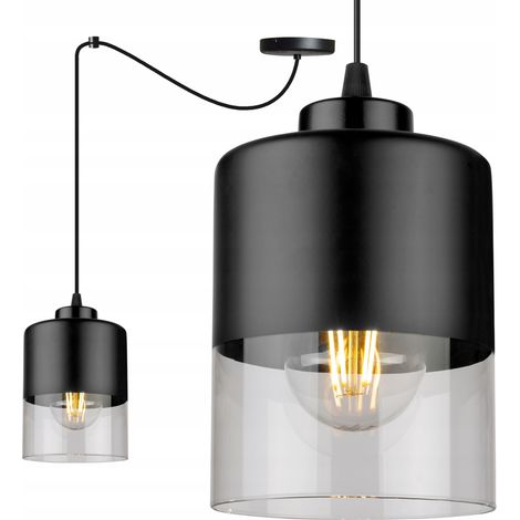 LAMPADA A SOSPENSIONE MODERNA A FORMA DI RAGNO IN VETRO