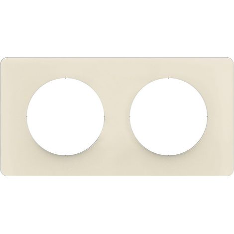 Soporte doble para interruptor y enchufe Céliane, LEGRAND, blanco almendra LEGRAND (1/5)