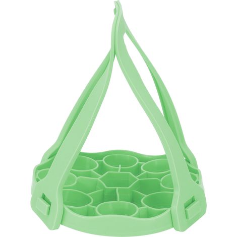 Panier vapeur portable multifonctionnel, support à œufs vapeur, étagère, accessoires de cuisine, vert (1/5)