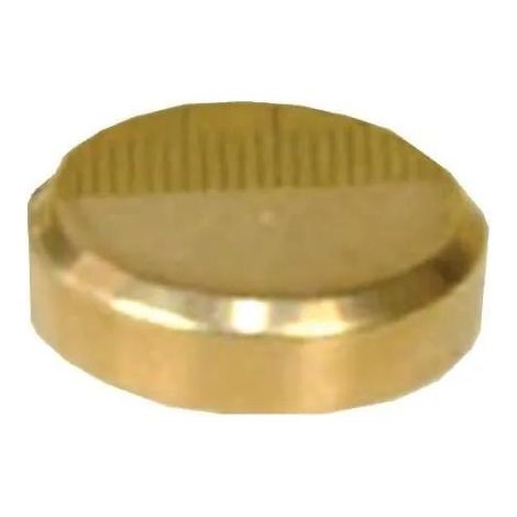 Select 9020D18S10 Schraubenabdeckungen Messing 18 mm Packung mit 10