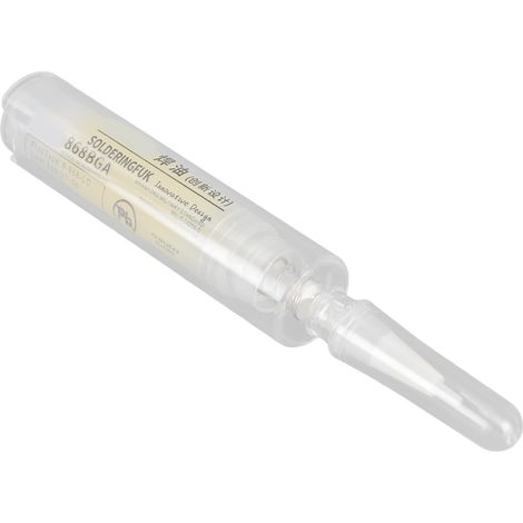 Pâte à souder à base de colophane 10 cc, seringue sans nettoyage et à faible résidu, pour l'entretien des soudures