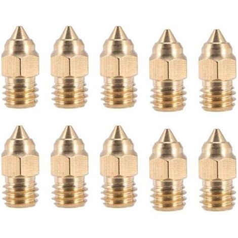 10 PièCes SéRies -6 SE 0.4 MM Buse Hotend Buses pour -10 V2 -3 -5 SéRie D'Imprimante 3D (1/4)