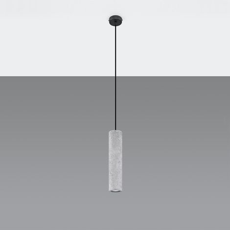 Lampade a sospensione Luvo grigio 8x105x8cm Sollux (1/5)