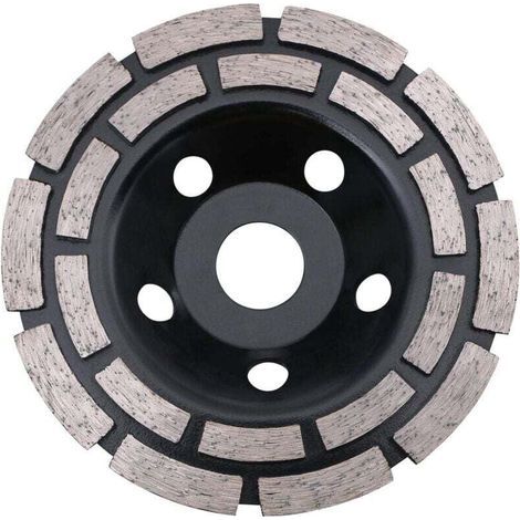 Disque Diamant Double Rangée 125 mm pour Béton Pierre Granit Maçonnerie Meule Universelle (1/4)