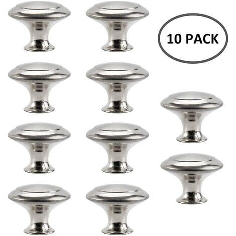 YIDOMDE Bouton de Meuble Cuisine Poignées Cabinet Acier Inox Portes Coupe Décoration Porte Cabinet Placard Tiroir Armoire - 10 PCS (1/4)