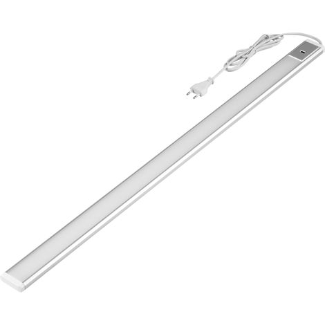 REV Luminaire LED sous-meuble en aluminium, 10W, 3000K, 850lm, blanc chaud, IP20, 90 cm